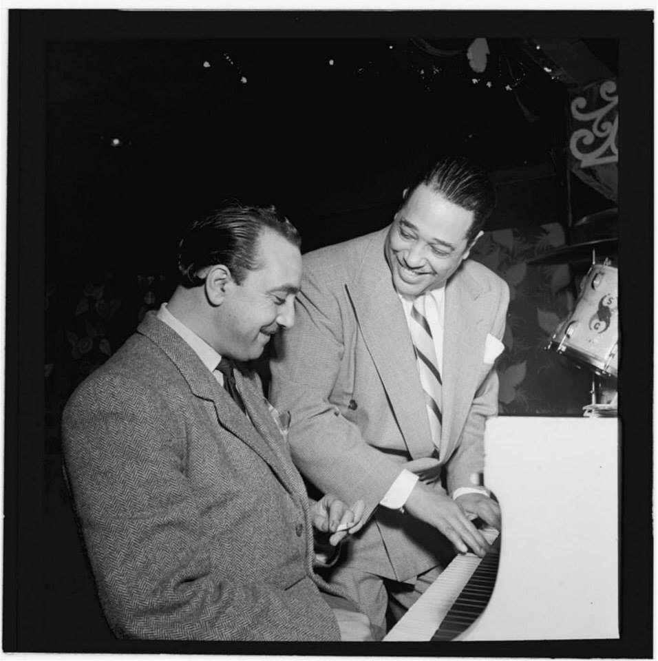 Django au piano avec Duke Ellington