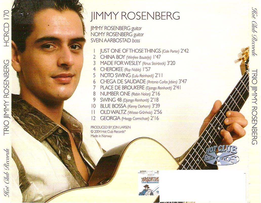 Jimmy Rosenberg - guitariste - Biographie