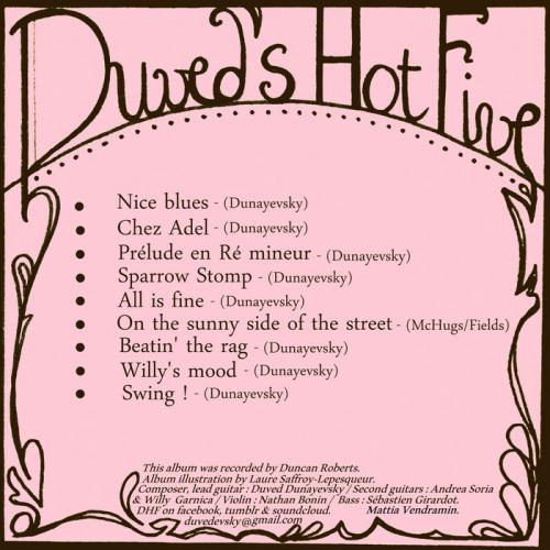 Duved's Hot Five - 2015