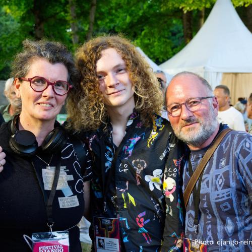 Rafaël Jimenez et ses parents